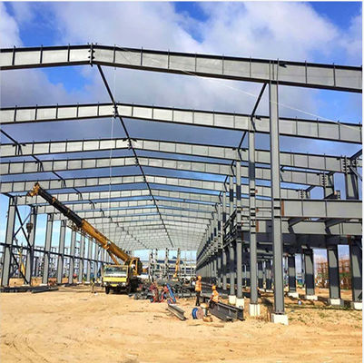 Estructura de acero de erección rápida Paneles de pared de acero de color Taller prefabricado galvanizado