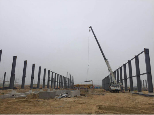 Construir rápidamente un cobertizo prefabricado de metal estructura metálica de acero resistente a los terremotos taller