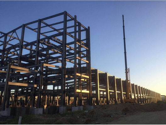 Prefabricación de bajo costo China Fábrica de estructuras de acero de vigas baratas Taller económico industrial