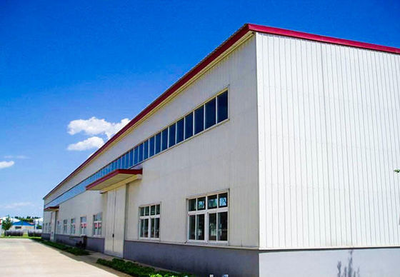 Cuadro de acero de instalación rápida de peso ligero Cuadro de portal preensamblado Edificio comercial Taller de estructura de acero