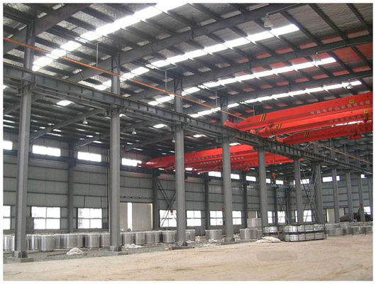 Taller de estructuras de acero de alta calidad de gran envergadura galvanizado