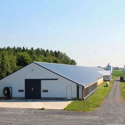 Fabricación de estructuras prefabricadas de acero de planta única para edificios de almacenes