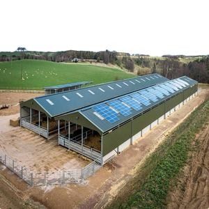 Fabricación de estructuras prefabricadas de acero de planta única para edificios de almacenes