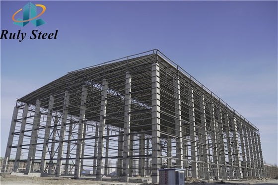Fabricación de estructuras metálicas prefabricadas de acero para edificios de almacenes