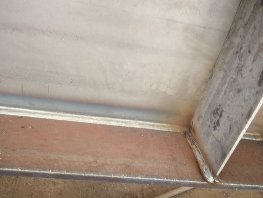 Fabricación de acero estructural prefabricado de alta resistencia con vigas H pintadas / galvanizadas