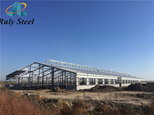 Construcción prefabricada de acero Almacén de metales Taller de fábrica Edificios para grandes cantidades