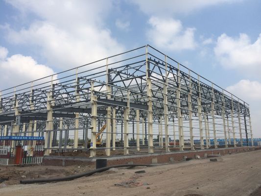 Construcción prefabricada de acero Almacén de metales Taller de fábrica Edificios para grandes cantidades