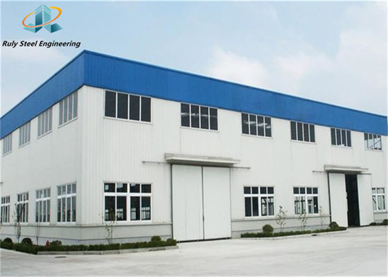 Almacén de acero estructural prefabricado de alta resistencia resistente para una capacidad de carga superior