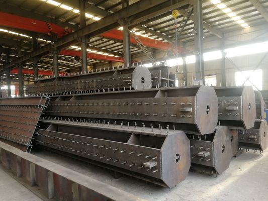 Alkyd / Epoxy pintado / miembros de la estructura de acero galvanizado GB UB ASTM estándar