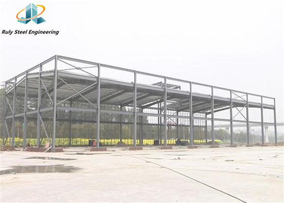 Prefabricado a medida Estructura de acero Edificio Materiales de construcción Almacén Taller colgante Almacén en frío Edificio prefabricado