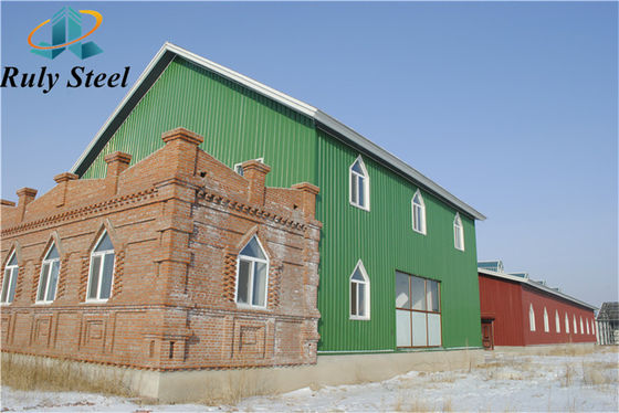 Construcción de estructuras de acero de gran envergadura Materiales de construcción prefabricados de metal