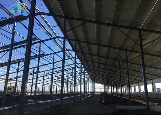 Prefabricado industrial galvanizado/pintado/prefabricado Construcción de estructuras de acero galvanizado Taller modular
