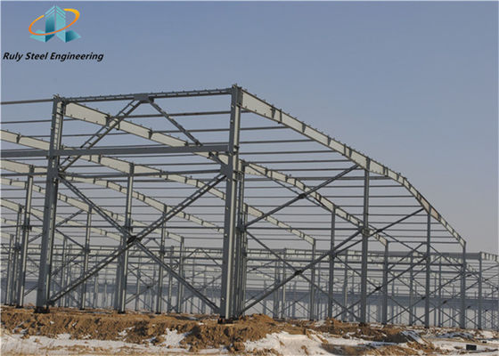 Edificios prefabricados de acero estables hechos a medida Taller de acero estructural