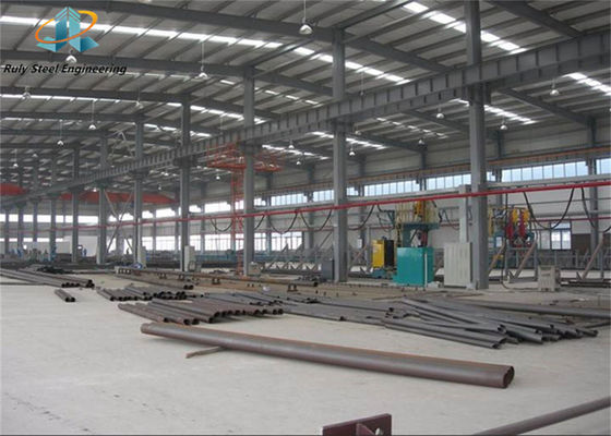 Acero ligero estable de larga duración de sección H personalizada Acero pintado/galvanizado marco de portal Estructura de acero prefabricada
