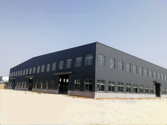 Acero ligero estable de larga duración de sección H personalizada Acero pintado/galvanizado marco de portal Estructura de acero prefabricada
