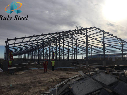 Construcción de vigas prefabricadas/prefabricadas de larga envergadura de H. Construcción de edificios de metal Q355/Q235 Fabrica Almacén Taller Estructura de acero