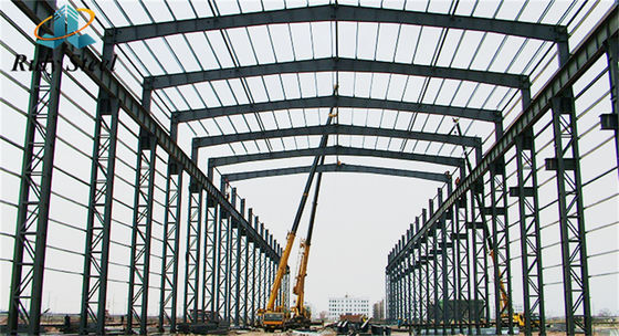 Industria prefabricada Techo de metal corrugado Construcción de estructuras de acero ligero pesado