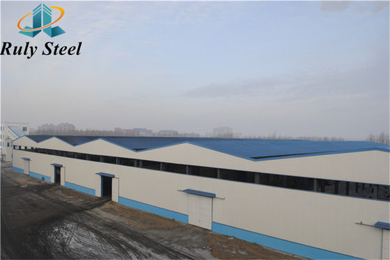 Edificios de fábrica acero con Q355B o Q235B almacén de vigas de acero purlin