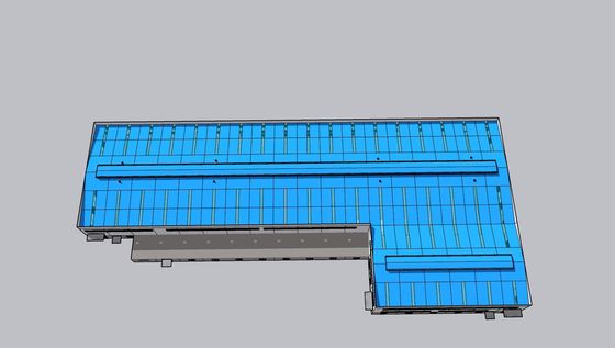 Proyecto de cobertizo industrial Edificio Q235B/Q355b Almacén de estructura de acero ligero