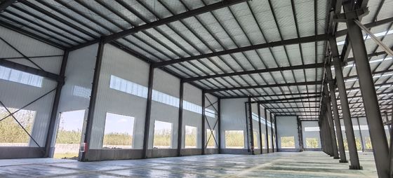 Construcción de estructuras de acero prefabricadas a la medida laminadas en caliente con almacén de certificaciones CE/ISO/SGS