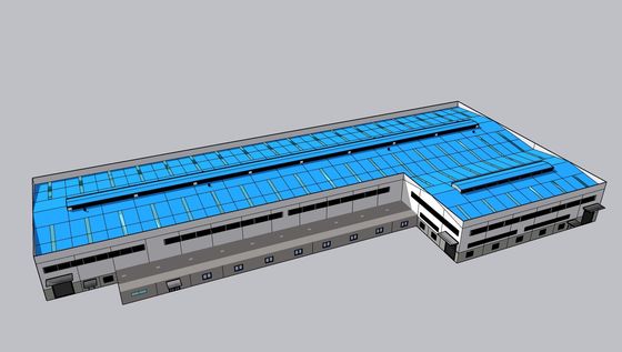 Construcción de estructuras de acero prefabricadas a la medida laminadas en caliente con almacén de certificaciones CE/ISO/SGS