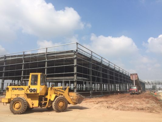 Prefabricado Acero ligero ecológico estructura de la fabricación del marco del edificio almacén