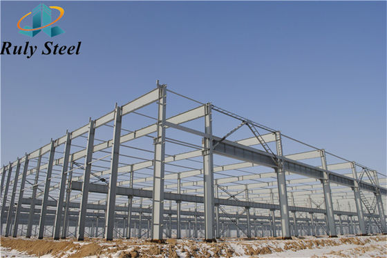 Estructura del marco de acero del almacén Estructura de acero preensamblada
