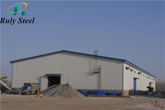 Estructura del marco de acero del almacén Estructura de acero preensamblada