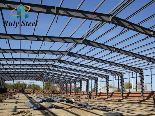 Estructura del marco de acero del almacén Estructura de acero preensamblada