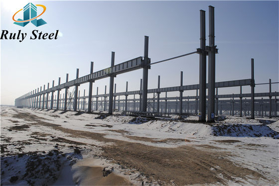 Estructura del marco de acero del almacén Estructura de acero preensamblada