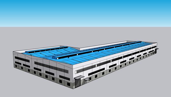 Construcción prefabricada de acero Portal marco Taller Edificios de almacenes