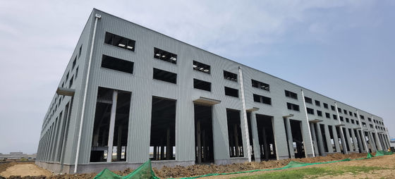 Construcción prefabricada de estructura de acero almacén de iglesia instalación rápida