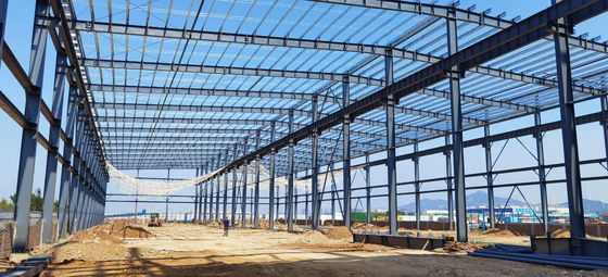 Construcción prefabricada de estructura de acero almacén de iglesia instalación rápida