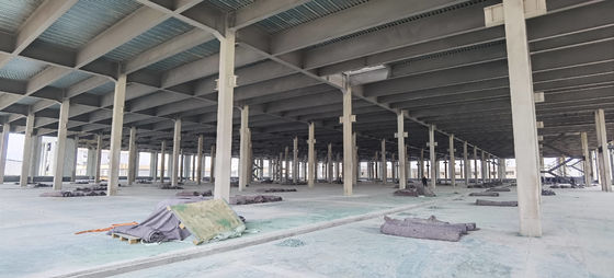 Construcción prefabricada de estructura de acero almacén de iglesia instalación rápida