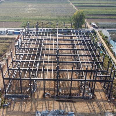 Edificio de estructura prefabricado de acero para la construcción de talleres de almacenes