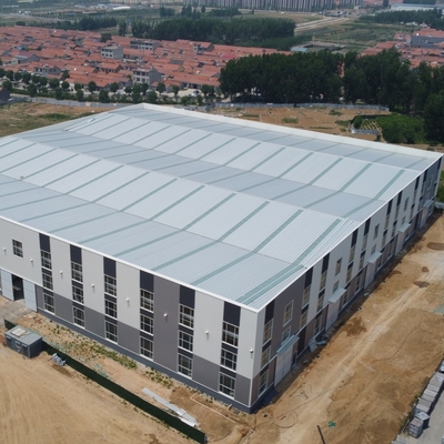 Taller de fábrica de harina con estructura de acero prefabricada personalizada y muro de ladrillo