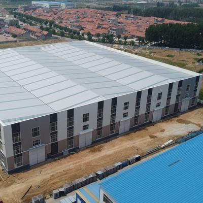 Taller de fábrica de harina con estructura de acero prefabricada personalizada y muro de ladrillo