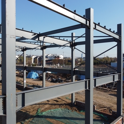 Taller de estructura de acero prefabricado con paredes de panel sándwich