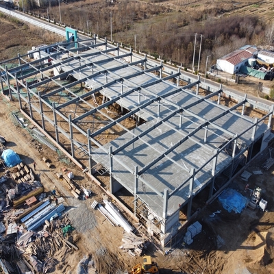 Taller de estructuras de acero prefabricadas Q235B Q355B personalizado