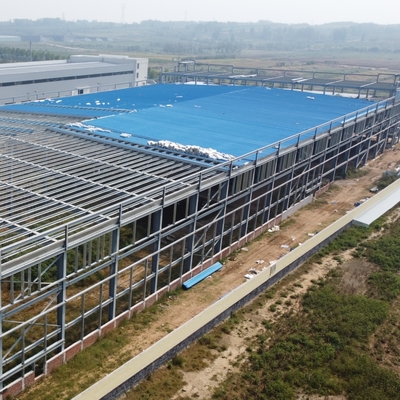 Edificio prefabricado con estructura de acero con certificación CE y vida útil de 50 años