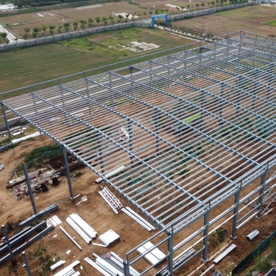 Almacén de acero prefabricado con marco de acero Q355B