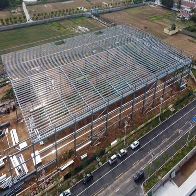 Taller de fábrica de harina con estructura de acero prefabricada personalizada y muro de ladrillo