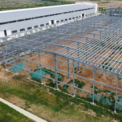 Edificio prefabricado con estructura de acero y panel sándwich para la construcción de almacenes