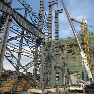 Edificios industriales pesados de acero prefabricados con columnas de sección H