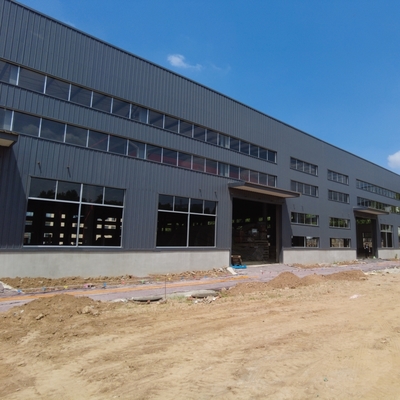 Construcción prefabricada de estructura de acero Edificio de almacén Q355 Tamaño personalizado