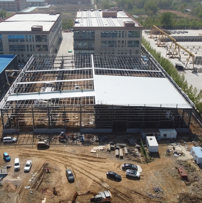 Construcción prefabricada de estructura de acero Edificio de almacén Q355 Tamaño personalizado