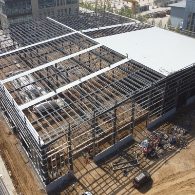Edificio de estructura de acero prefabricado para automóviles 4S Store Certificado CE