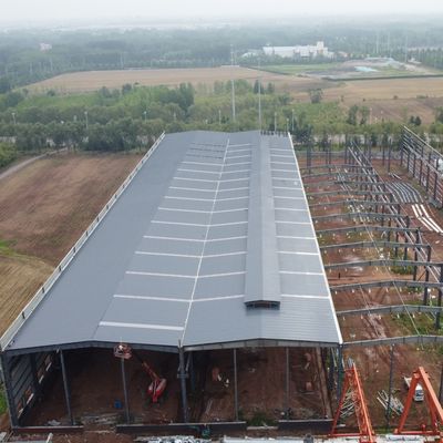 Almacén de estructuras prefabricadas de acero con marco metálico de bajo costo