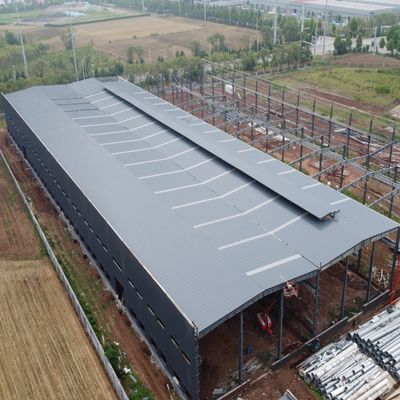 Almacén de estructuras prefabricadas de acero con marco metálico de bajo costo