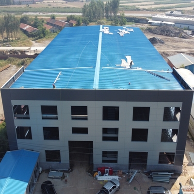 Prefabricado de acero almacén de pernos de montaje taller industrial cobertizo